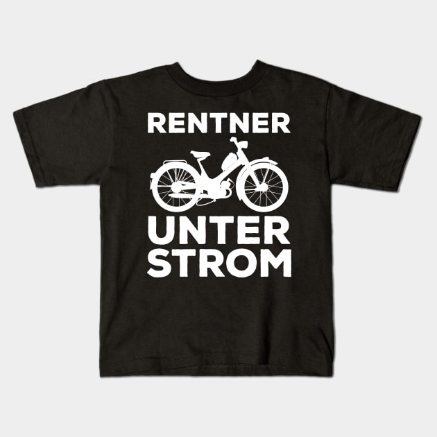 Funny Vintage Cyclist Shirt Gifts Idea for Retirement Parson Kids T-Shirt by Monster Skizveuo